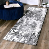 venezia white gray area rug  x    