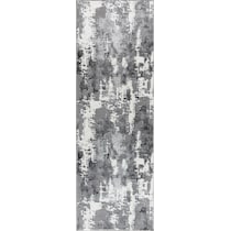 venezia white gray area rug  x    