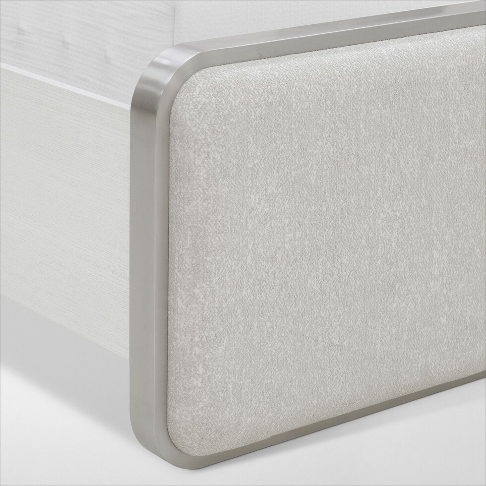 venice bedroom white king bed   