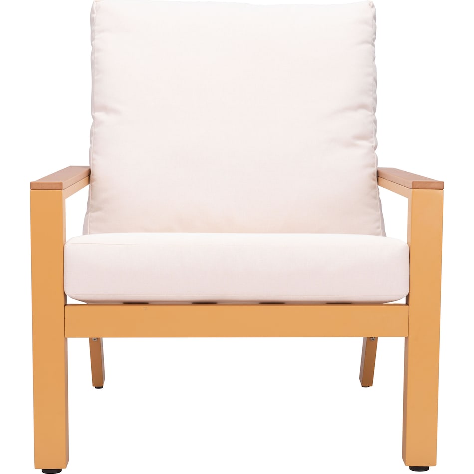 venice tan cream outdoor chair   