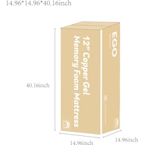 ventilated copper gel aerofusion dimension schematic   