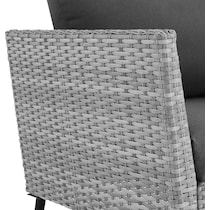 ventura gray outdoor chair set   