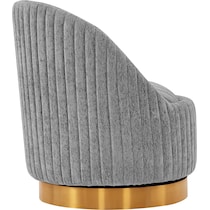 venus gray accent chair   