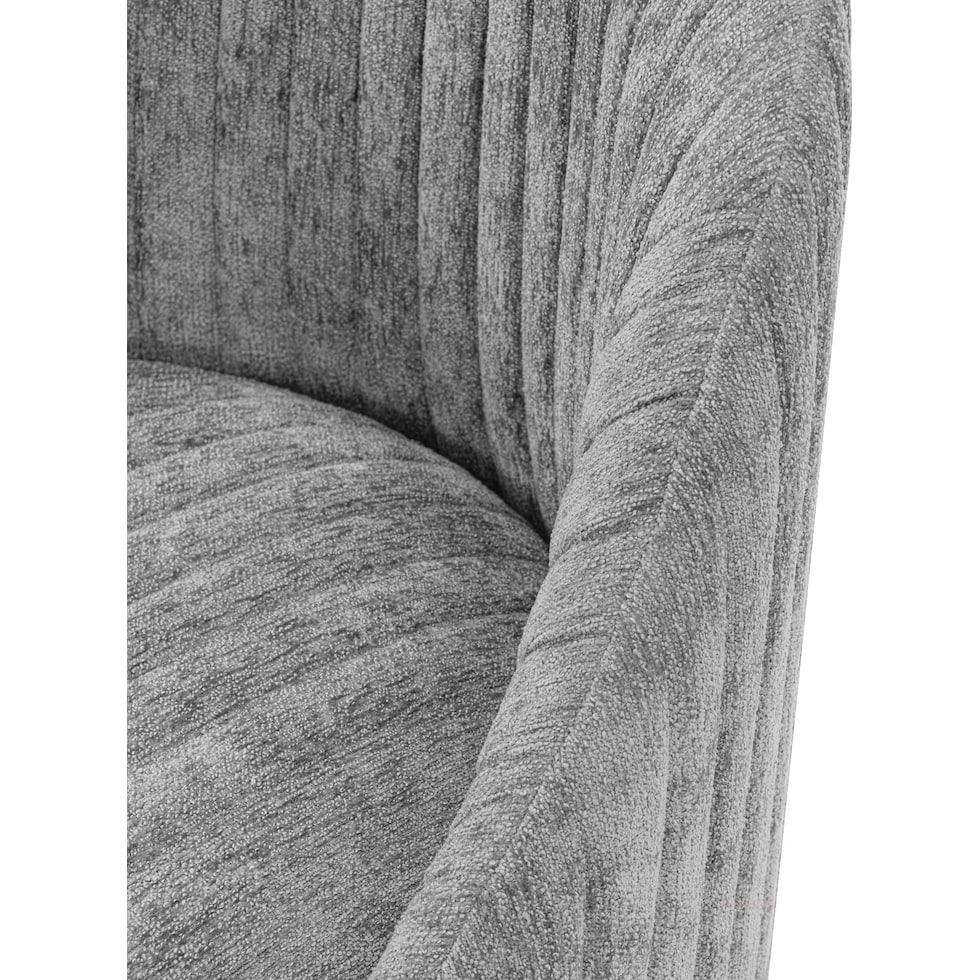 venus gray accent chair   