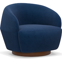 vera indigo accent chair   