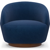 vera indigo accent chair   