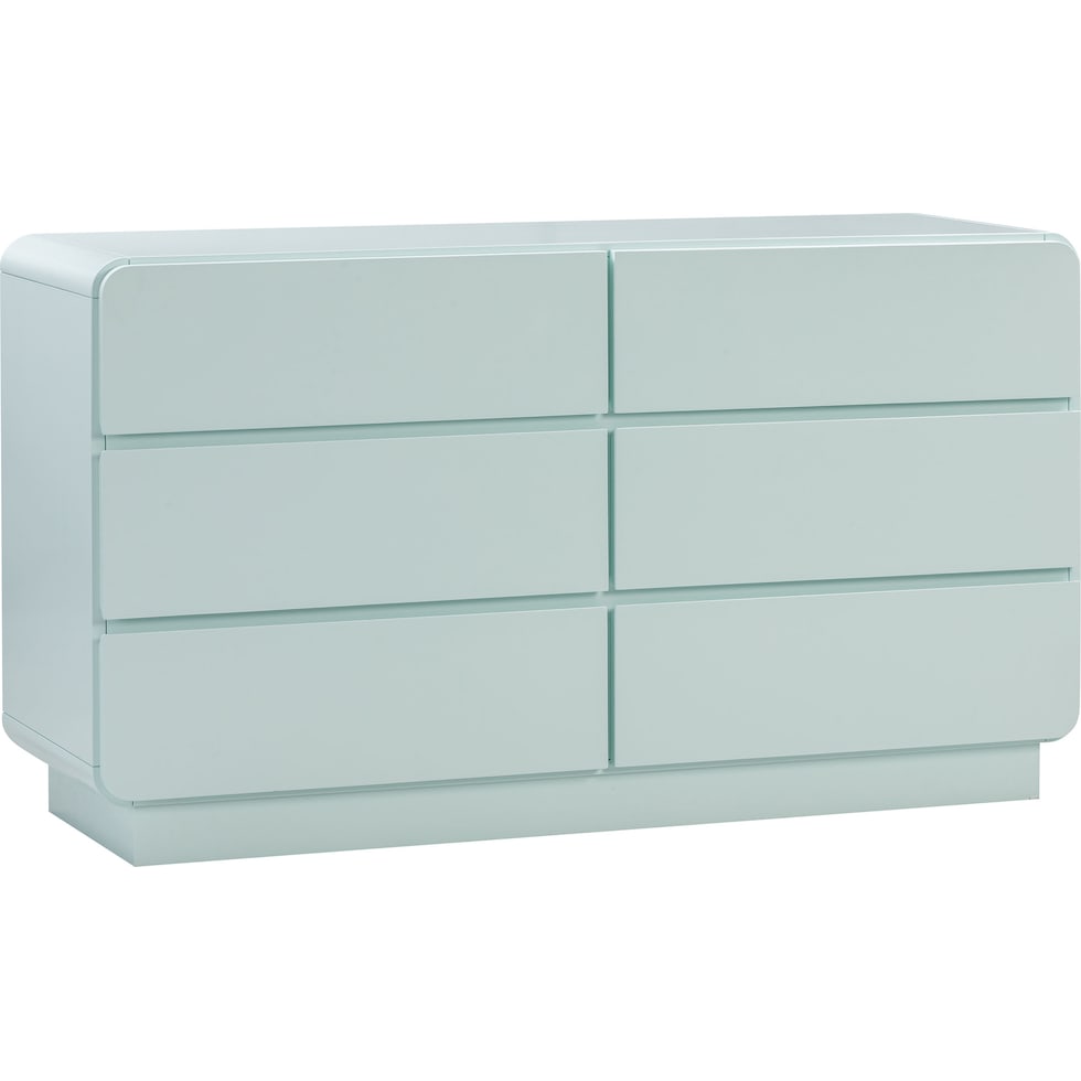 veria blue dresser   