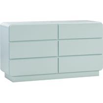 veria blue dresser   