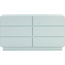 veria blue dresser   
