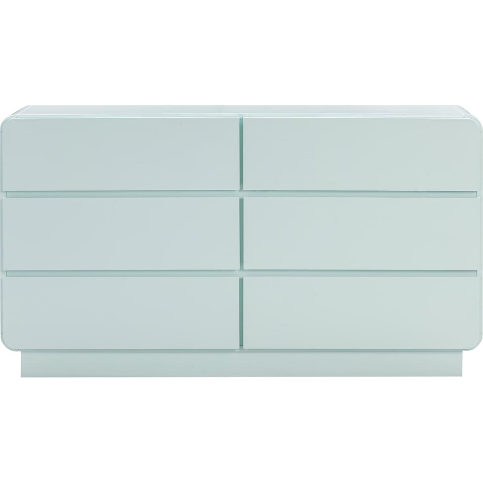 veria blue dresser   