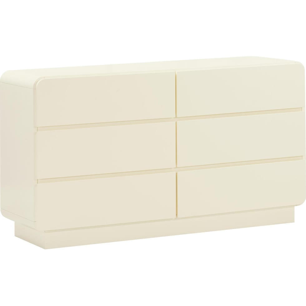 veria white dresser   