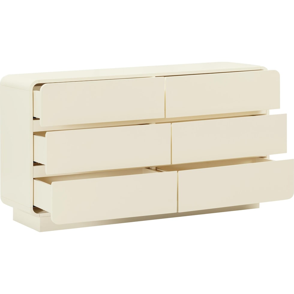 veria white dresser   