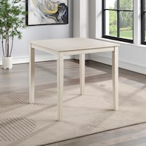 verity white  pc counter height dining room   