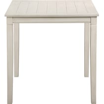 verity white  pc counter height dining room   