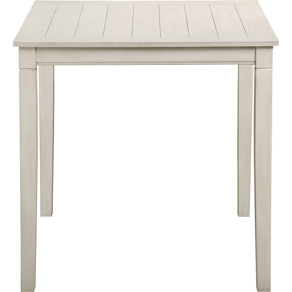 verity white  pc counter height dining room   