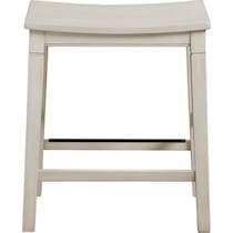 verity white  pc counter height dining room   