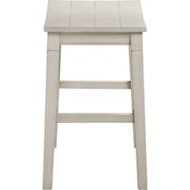 verity white  pc counter height dining room   