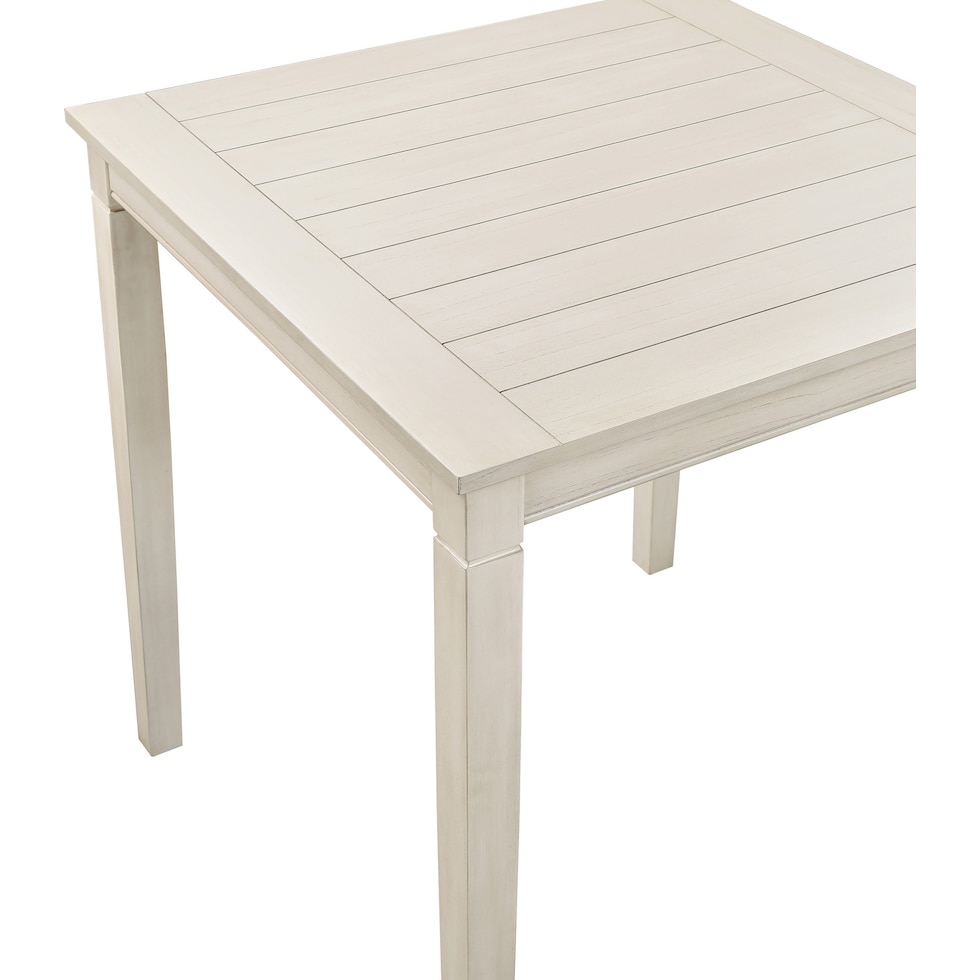 verity white  pc counter height dining room   