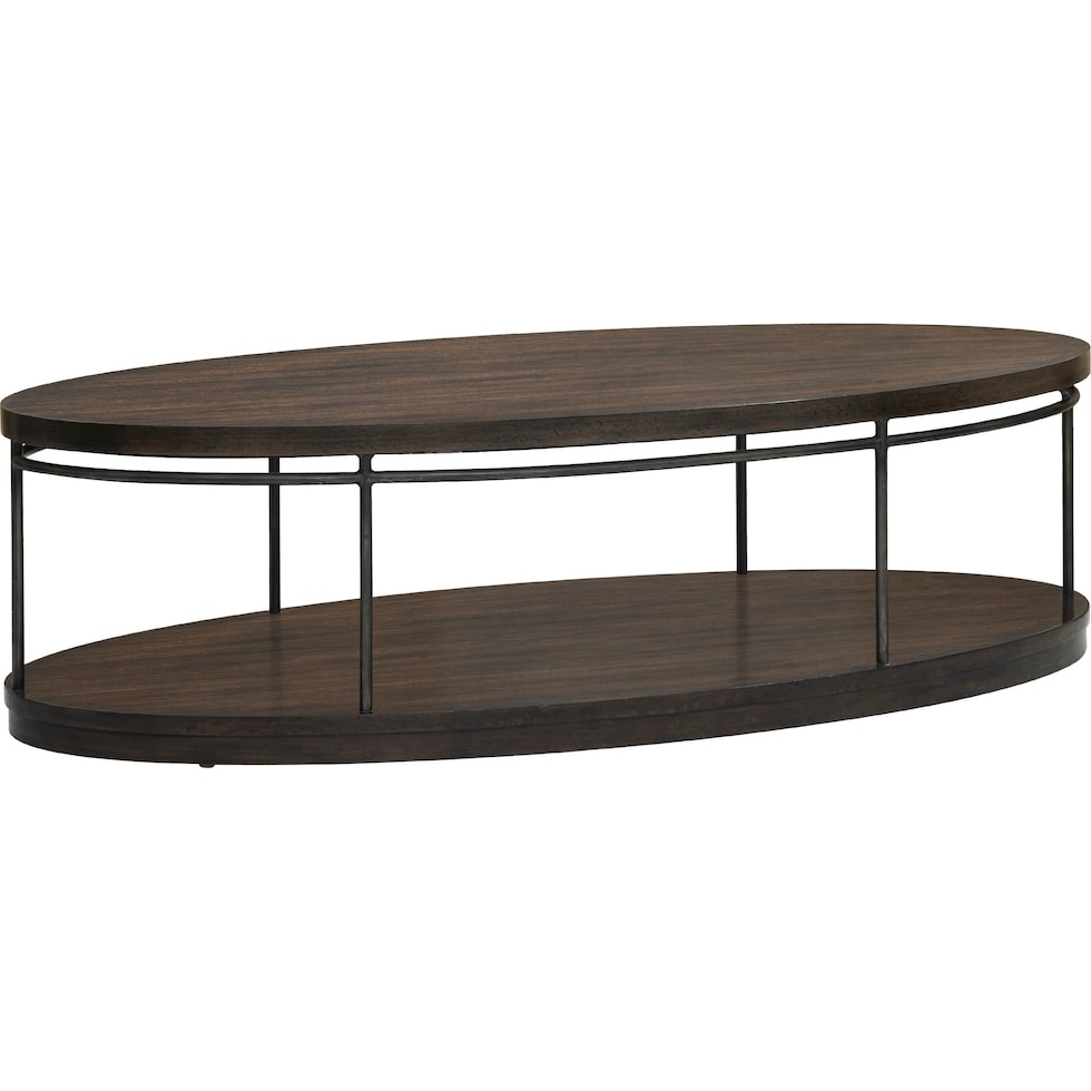 verlice dark brown coffee table   