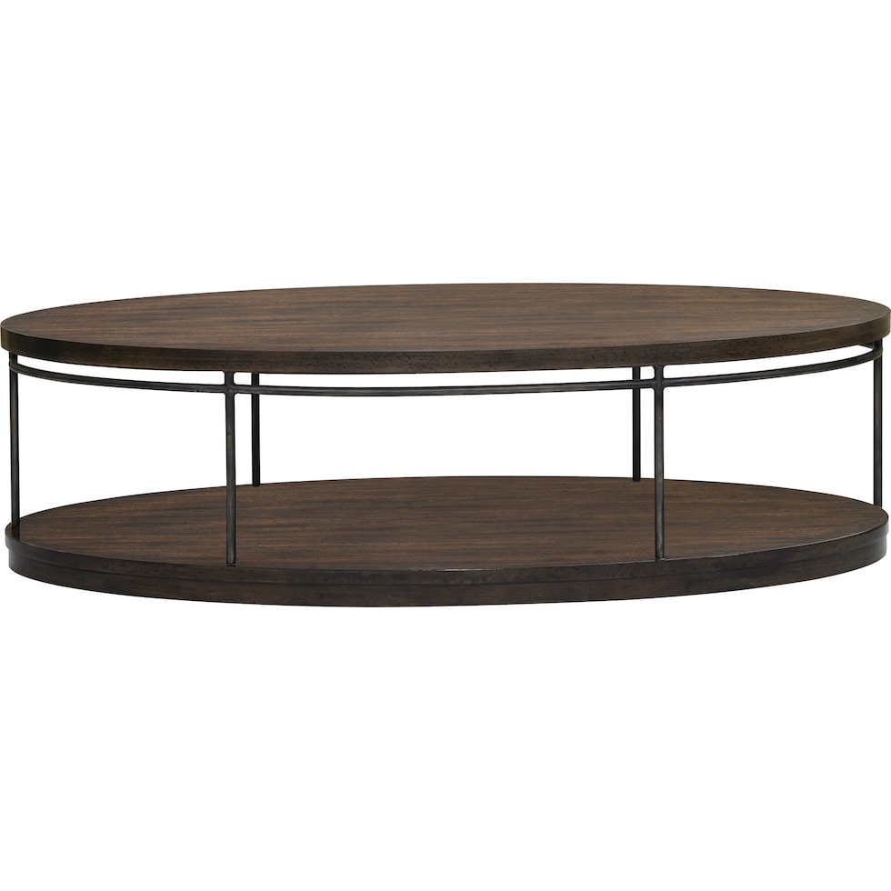 verlice dark brown coffee table   