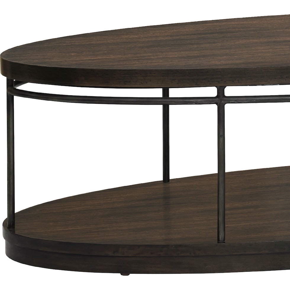 verlice dark brown coffee table   