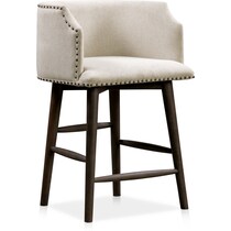 vernon dark brown counter height stool   