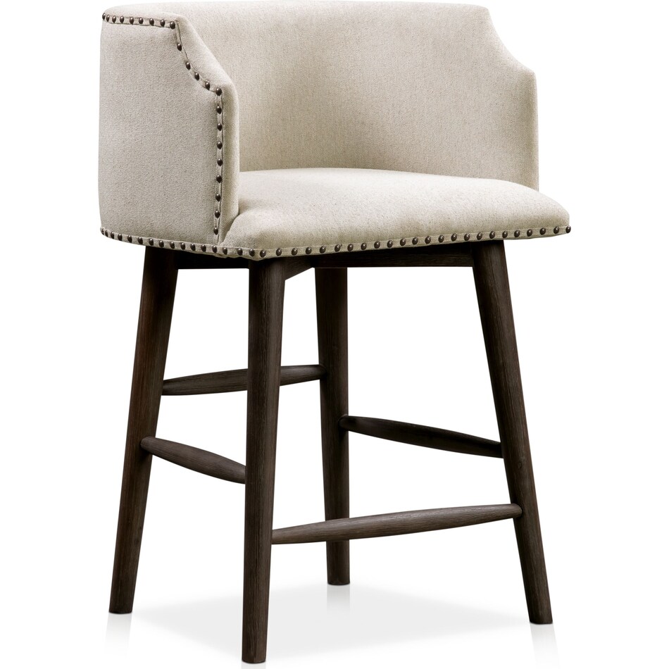 vernon dark brown counter height stool   