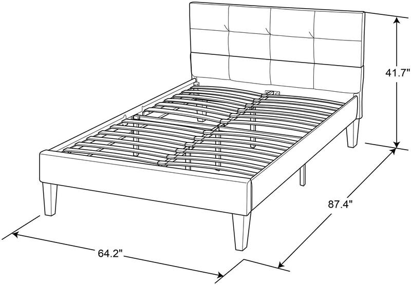 Vero Upholstered Platform Bed Value City Furniture