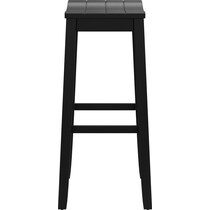 verona black bar stool   