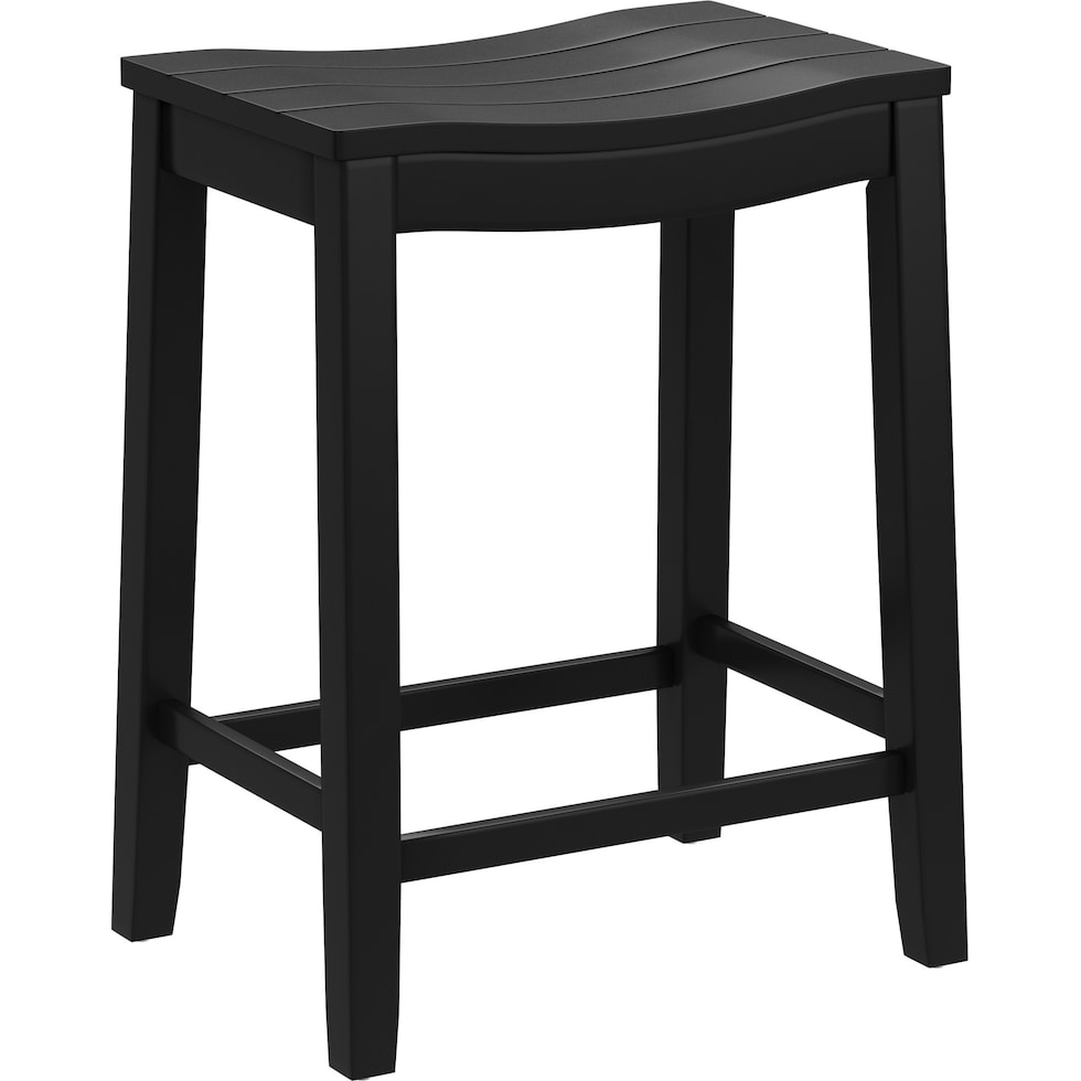 verona black counter height stool   