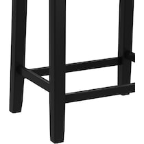 verona black counter height stool   