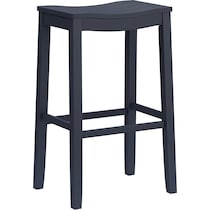 verona blue bar stool   