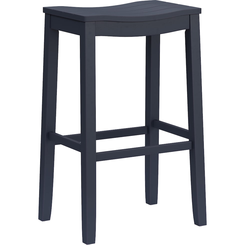 verona blue bar stool   