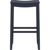 verona blue bar stool   