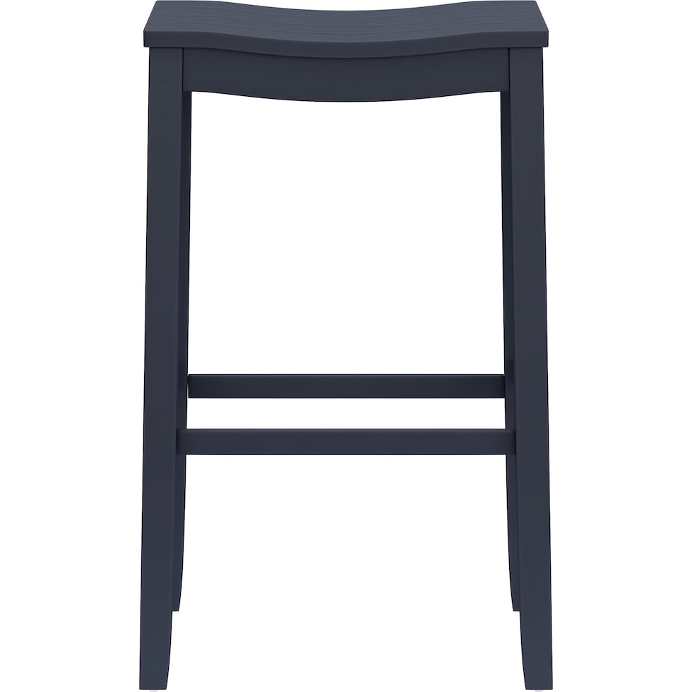 verona blue bar stool   