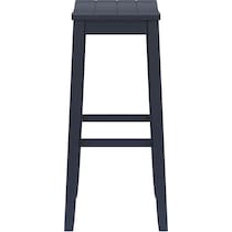 verona blue bar stool   