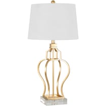 verona gold table lamp   