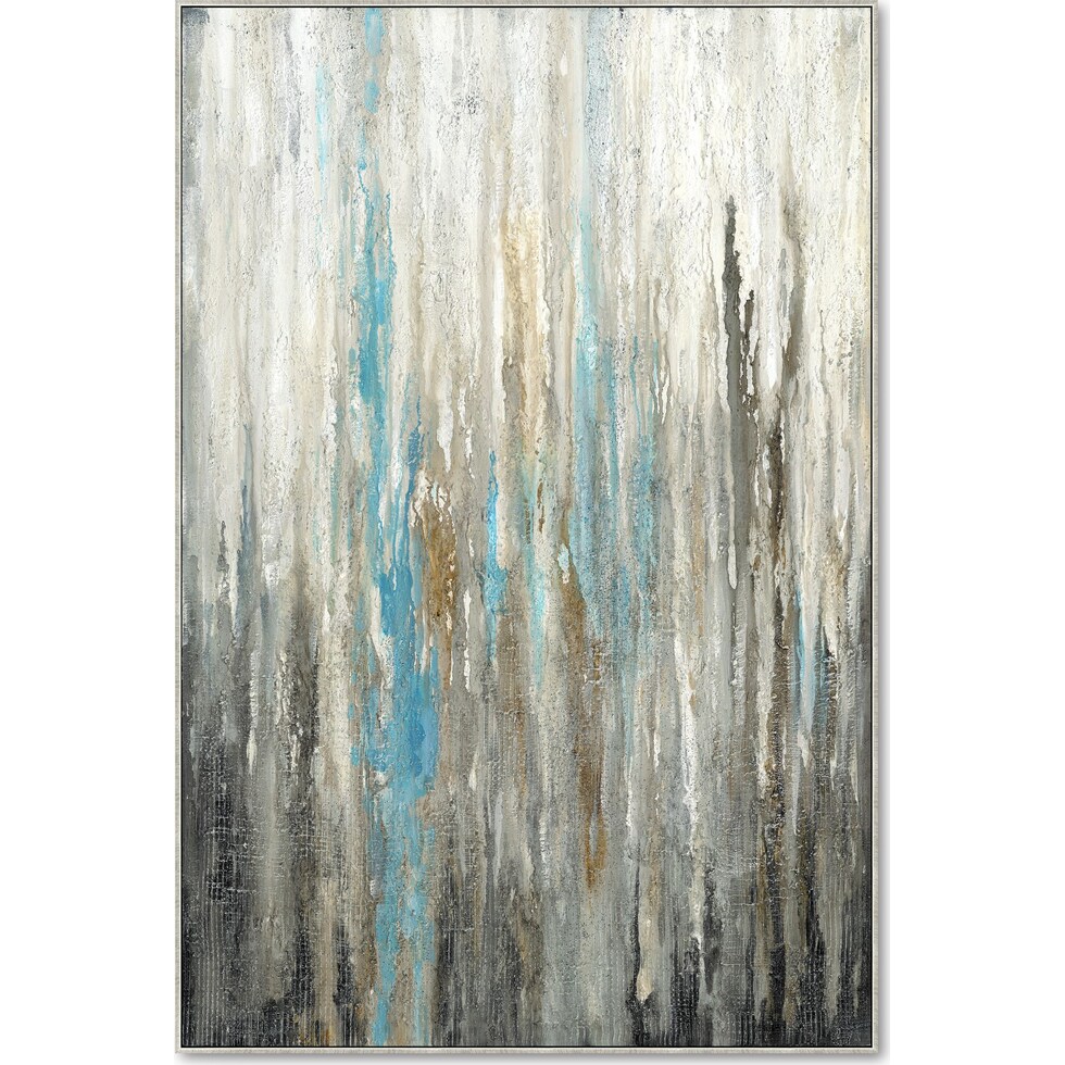 vertical abstract multicolor wall art   