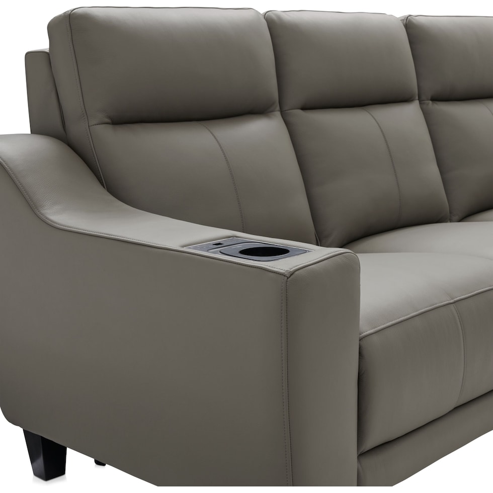 vesper gray sofa   