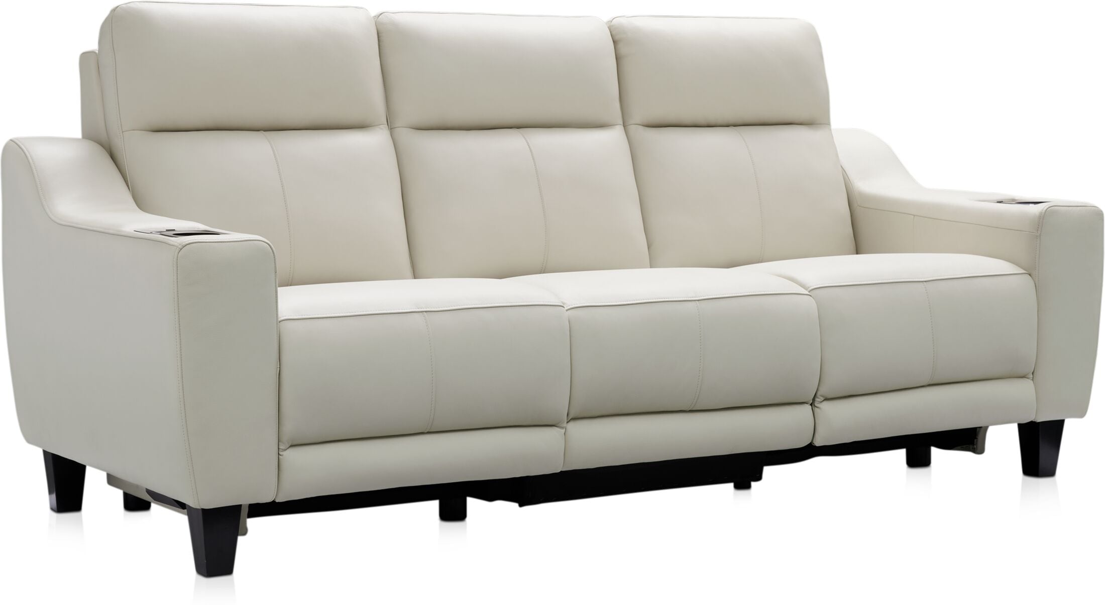 Timmons leather discount power reclining sofa