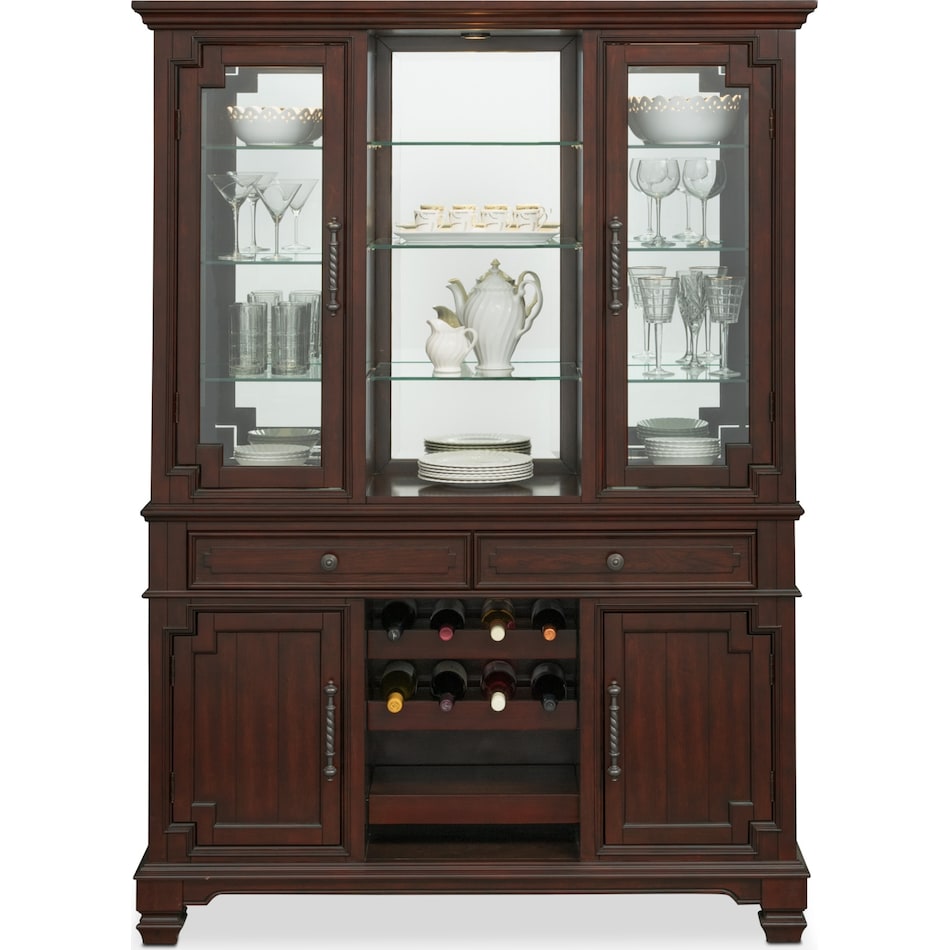 Vienna Buffet and Hutch Value City Furniture