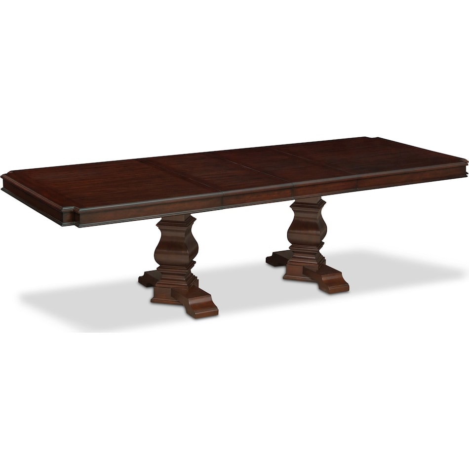 vienna merlot dark brown dining table   