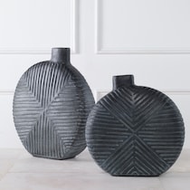viewpoint black vase set   