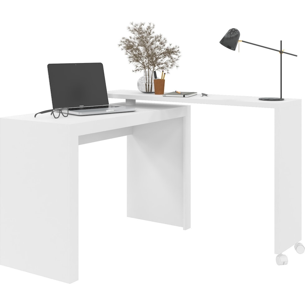 vigo white desk   