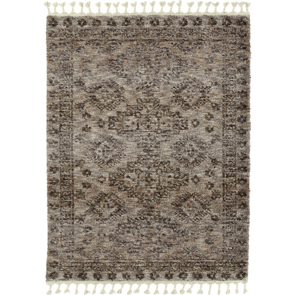 villares gray area rug  x    