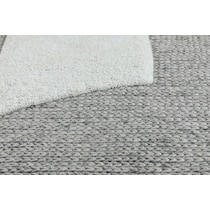 villena ivory silver area rug  x    