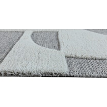 villena ivory silver area rug  x    