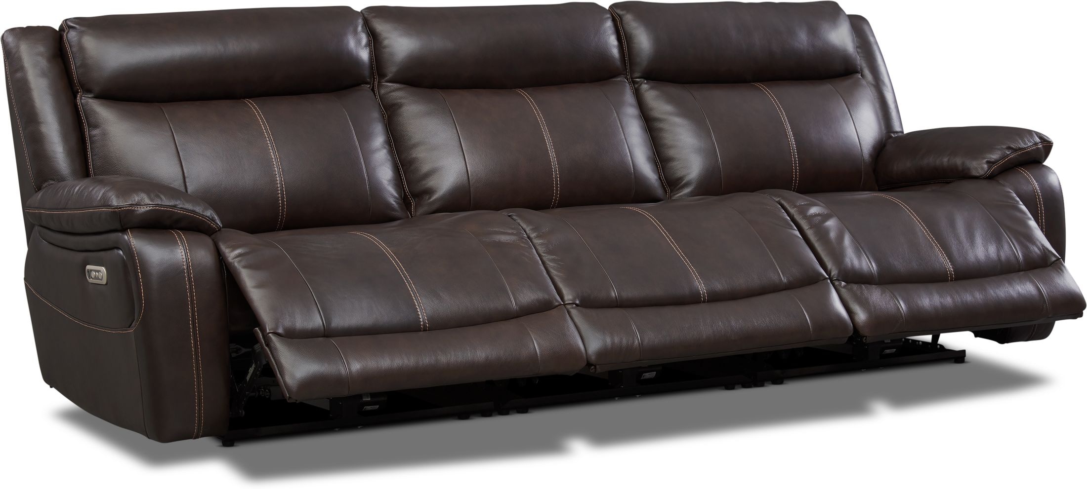 Whitfield 3 seater on sale leather reclining sofa