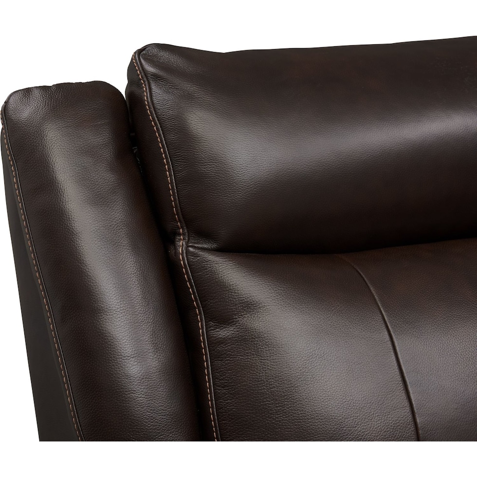 vince dark brown sofa   