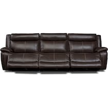 vince dark brown sofa   